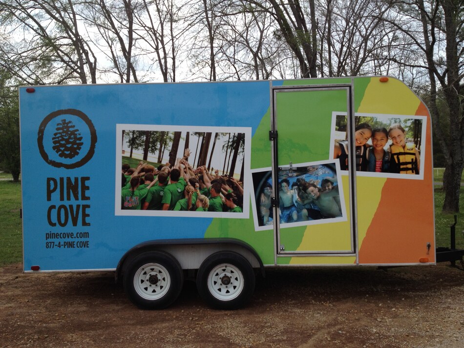 Pine Cove · Trailer Wrap