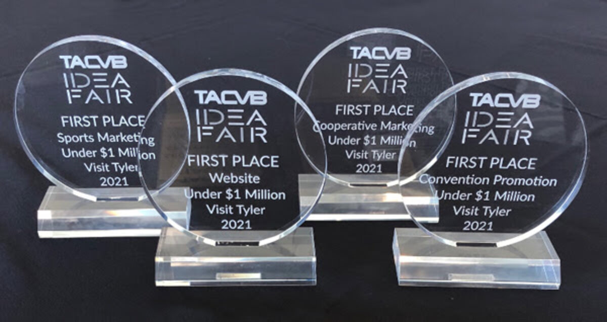 The First Place award certificate, 2021 TACVB Idea Fair